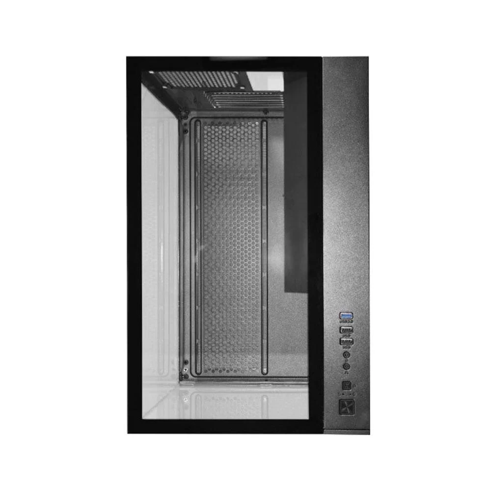 Imagem 5 de 5 do produto Gabinete Gamer K-mex Aquario Cg-04j1 Tiger Shark Atx Preto Sem Cooler