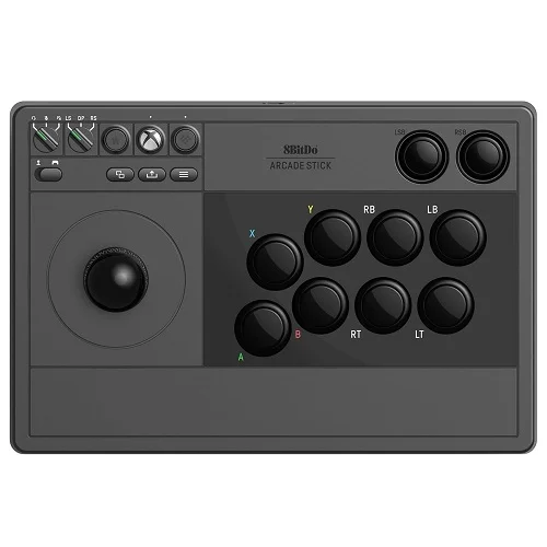 Imagem 4 de 5 do produto Controle 8bitdo Arcade Stick - 2.4ghz, Bluetooth, Usb-c - Para XBOX PC - Joystick E Gamepad - Preto