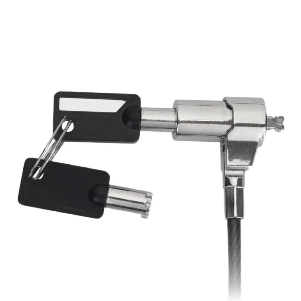 Imagem 2 de 3 do produto Cabo De Segurança Noble Com Chave - C3tech - 1.8m - Preto - Cs-50 - 440160220100