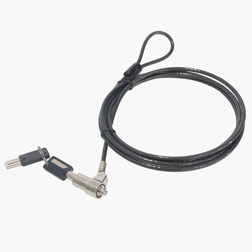 Imagem 3 de 3 do produto Cabo De Segurança Noble Com Chave - C3tech - 1.8m - Preto - Cs-50 - 440160220100