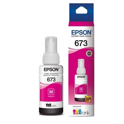 Tinta Epson 673 Ecotank T673320al Magenta  L800 / l805 / l810 / l850 / l1800