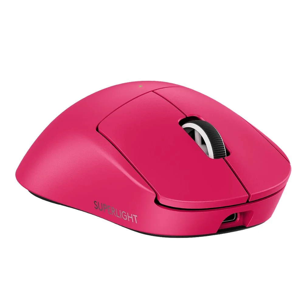 Imagem 3 de 5 do produto Mouse Gamer Sem Fio Logitech Pro X Superlight 2 Dex Rosa - 910-007372