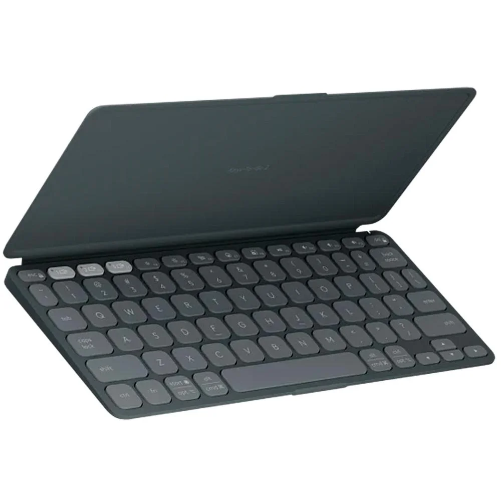 Imagem 3 de 5 do produto Teclado Sem Fio Portátil Logitech Keys-to-go 2 Bluetooth Gra
