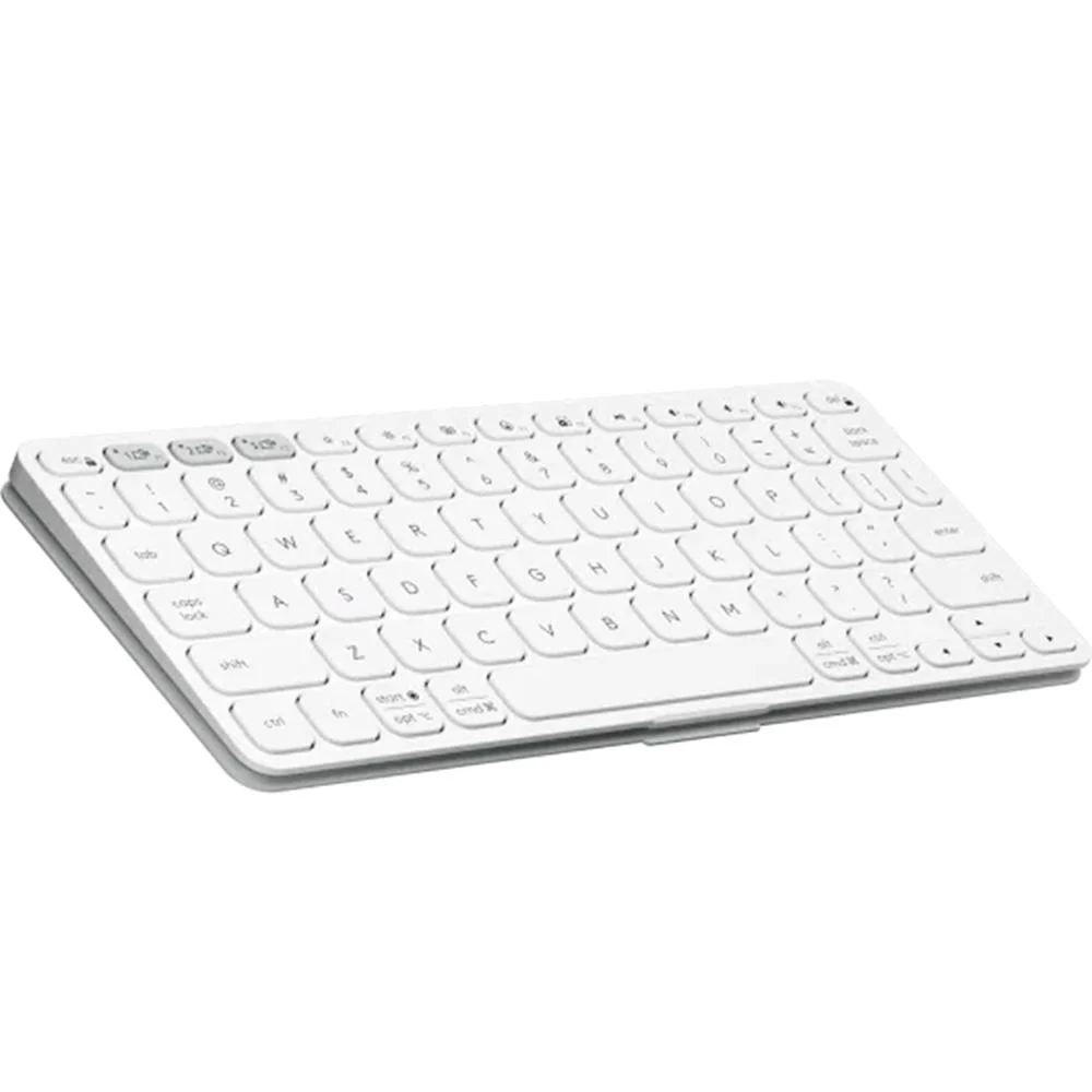 Imagem 2 de 5 do produto Teclado Sem Fio Portátil Logitech Keys-to-go 2 Bluetooth Branco Us - 920-012919