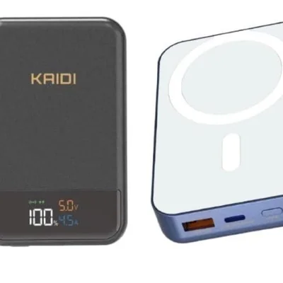 Power Bank Portátil Magnético Magsafe Turbo 10.000mah Kaidi Cinza