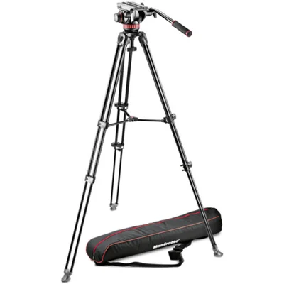 Tripé Manfrotto Mvk502am-1 Com Cabeça Hidráulica Mvh502ah