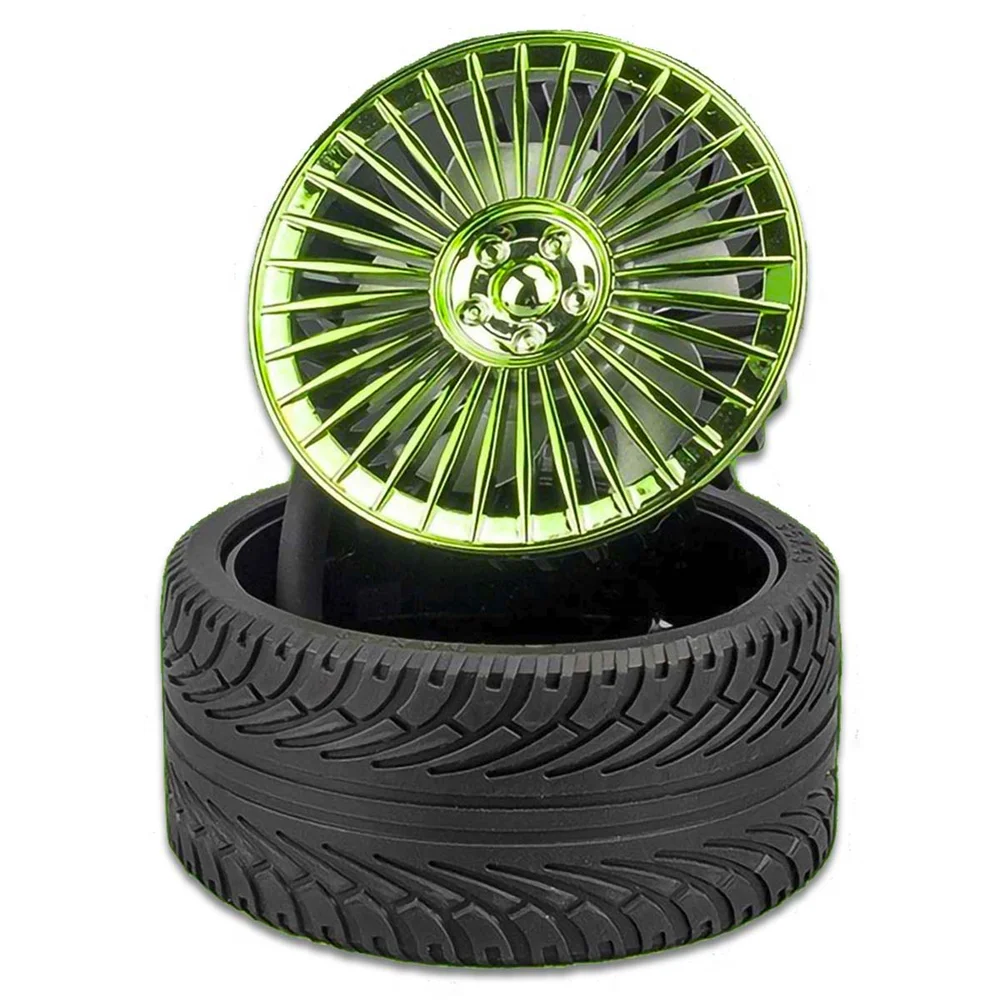 Mini Ventilador Usb Portátil Dobrável Recarregável Verde