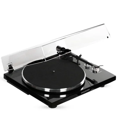 Toca Disco Belt Drive Polyvox Transmissão Bluetooth 120/240v