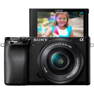 Câmera Sony A6100 Mirrorless Com Lente 16-50mm Ilce6100l Br
