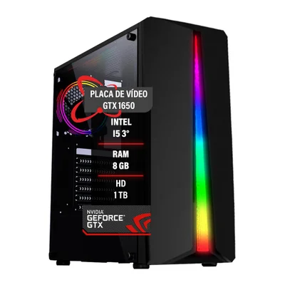 PC Gamer Intel I5 3° Gtx 1650 8GB Ram Hd 1TB SSD 240GB