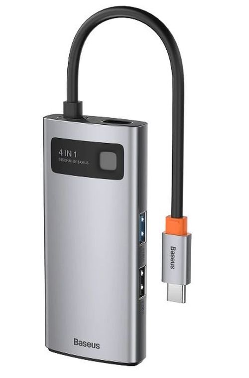 Hub Usb-c Baseus 4 Em 1 Dockstation HDMI 4k Thunderbolt