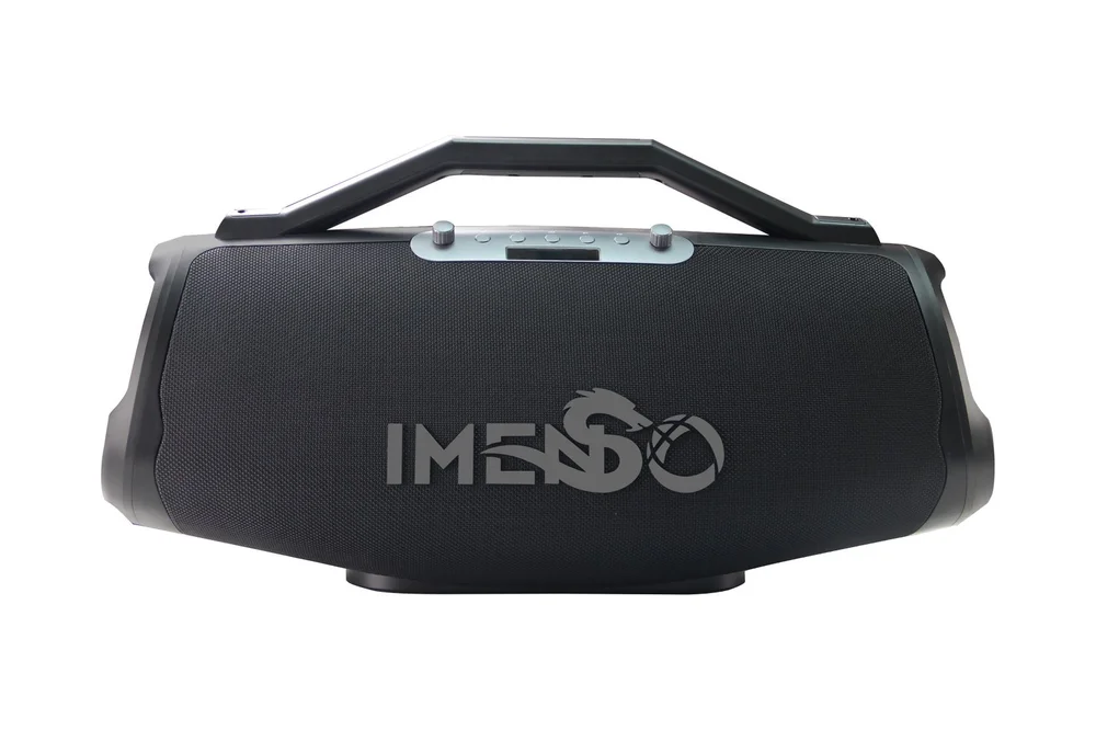 Caixa De Som Bluetooth Imenso X75 200w Rms 9000mah RGB Ipx6 + 2 Microfones