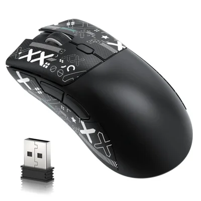 Mouse Gamer Attack Shark Bluetooth R1, 18000 Dpi, Black