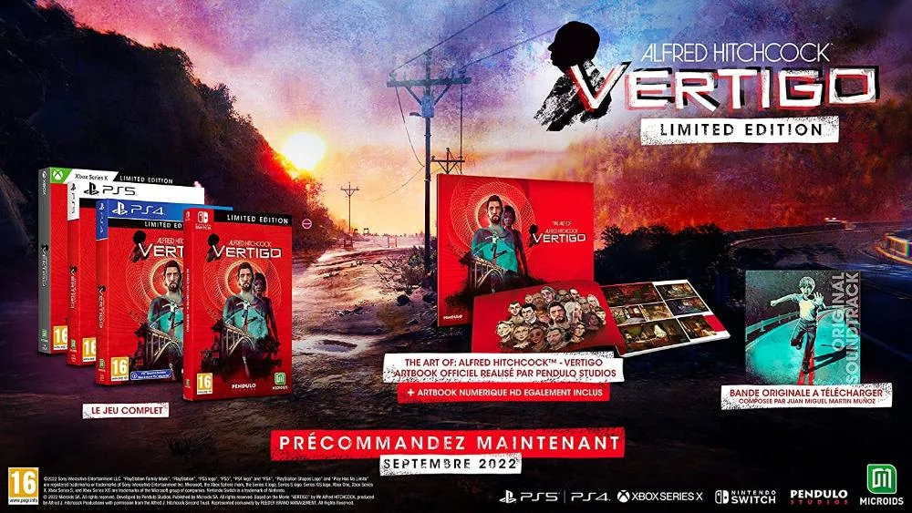 Alfred Hitchcock: Vertigo - Limited Edition - Ps4