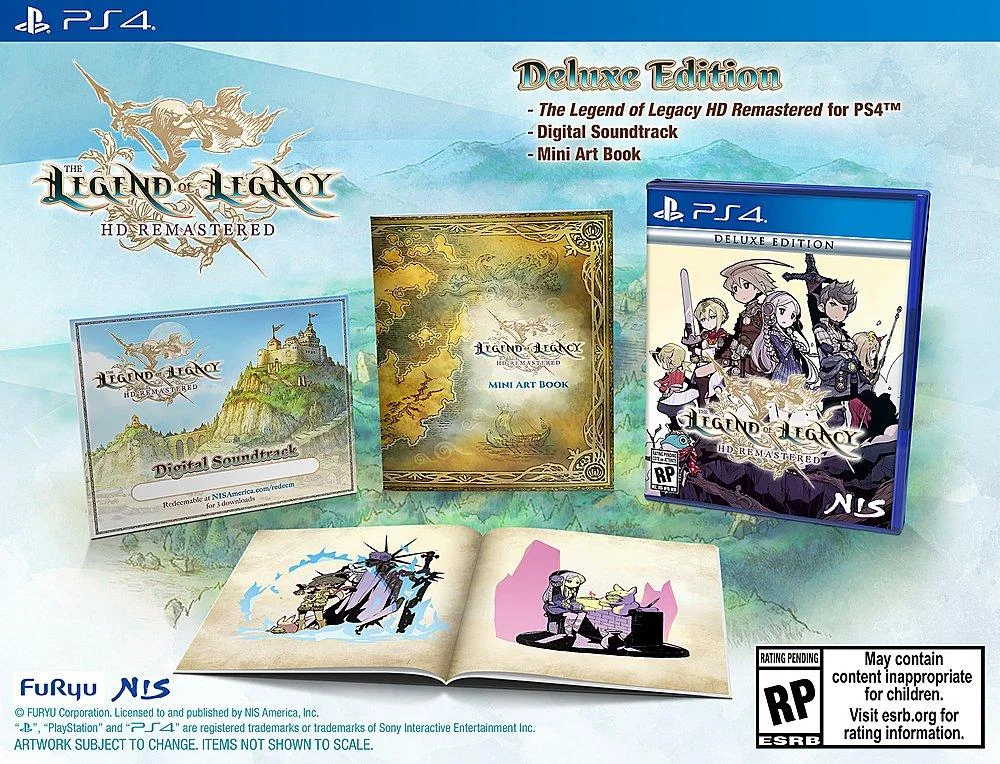 Imagem 4 de 5 do produto The Legend Of Legacy Hd Remastered Deluxe Edition - Ps4