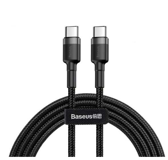 Cabo Usb Tipo C Nas Duas Pontas Com Potencia 60w Com 2 Metros Baseus Cabo Carregamento Super Rápido