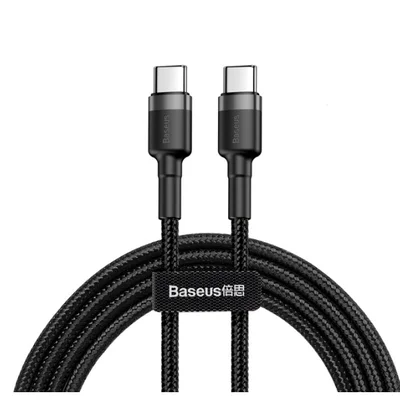 Cabo Usb Tipo C Nas Duas Pontas Com Potencia 60w Com 2 Metros Baseus Cabo Carregamento Super Rápido