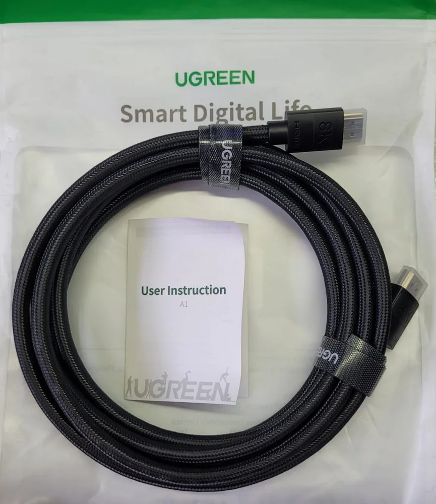 Imagem 5 de 5 do produto Cabo HDMI 2.1 8k 60hz 4k 120hz 2 Metros Hdr Dinamico