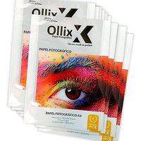 Papel Fotográfico Glossy Brilhante A4 180g | 50 Folhas | Ollix | Laminação Extra