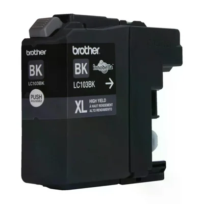 Cartucho De Tinta Brother Lc 103 Bk Preto