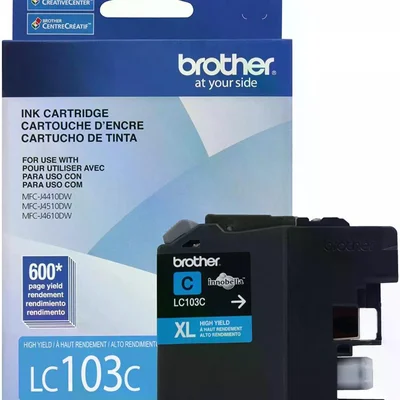 Cartucho De Tinta Brother Lc 103 C Azul