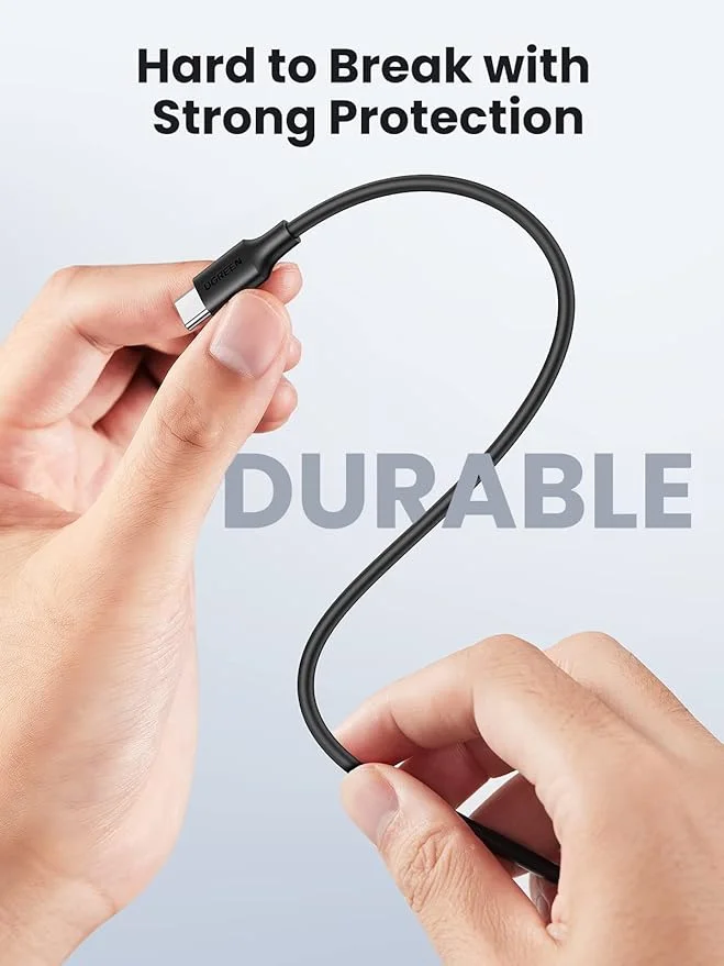 Imagem 2 de 5 do produto Ugreen Cabo De Carregamento 2.0 Usb C Para Usb C 2m - Preto
