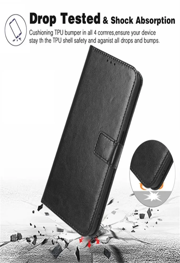 Imagem 2 de 5 do produto Capinha Capa Carteira Flip Luxo Para Iphone 16 Pro Max