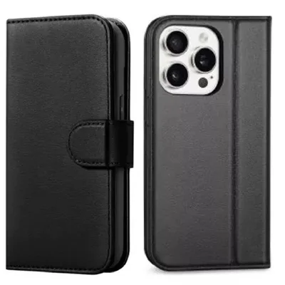 Capinha Capa Carteira Flip Luxo Para Iphone 16 Pro