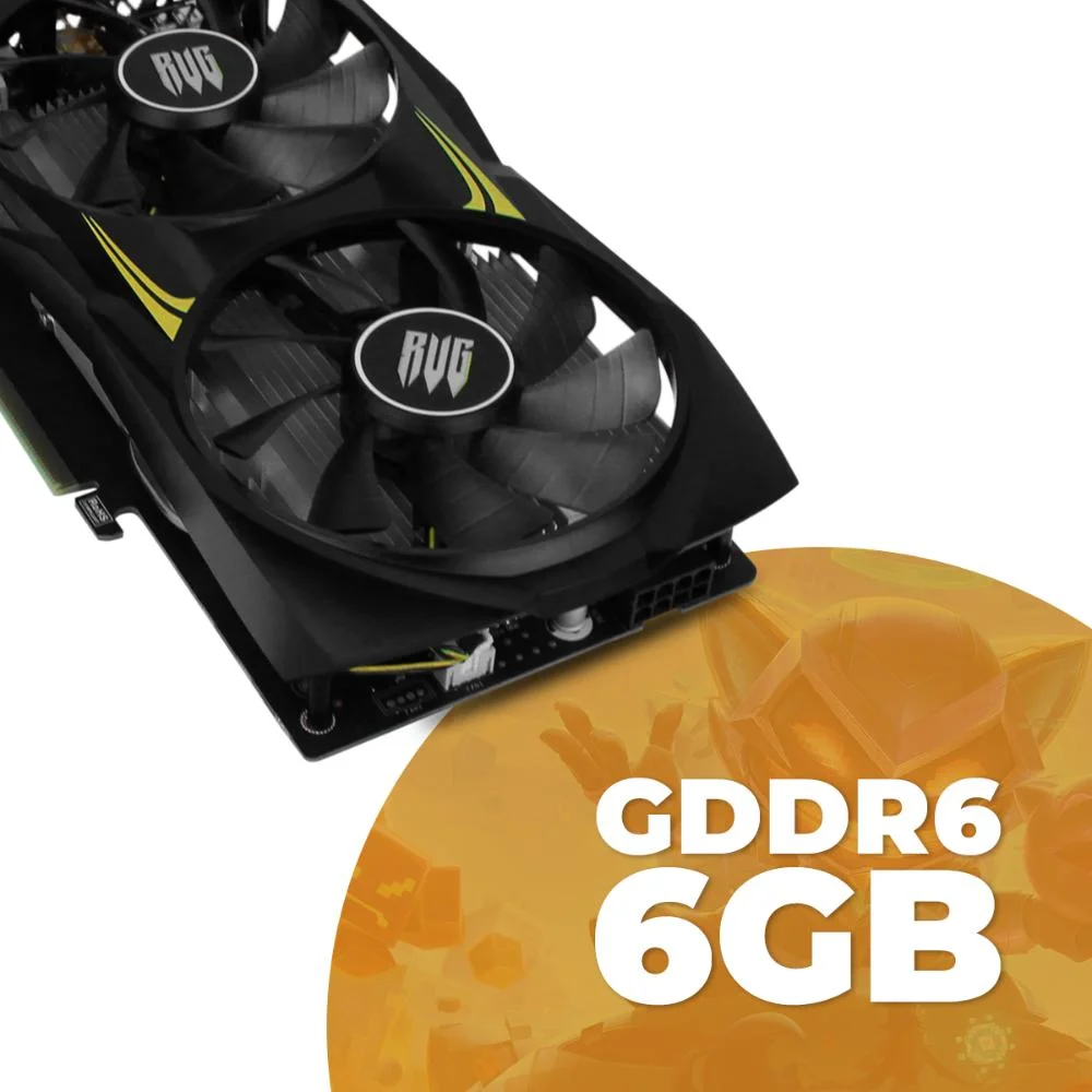 Placa De Vídeo Gamer Nvidia Geforce Gtx1660s, Gddr6 6gb, Clock 1.530 Mhz, PCi Express 3.0 X16, Compatível Opengl, HDMI Dvi-d Dp, Upgrade PC 6