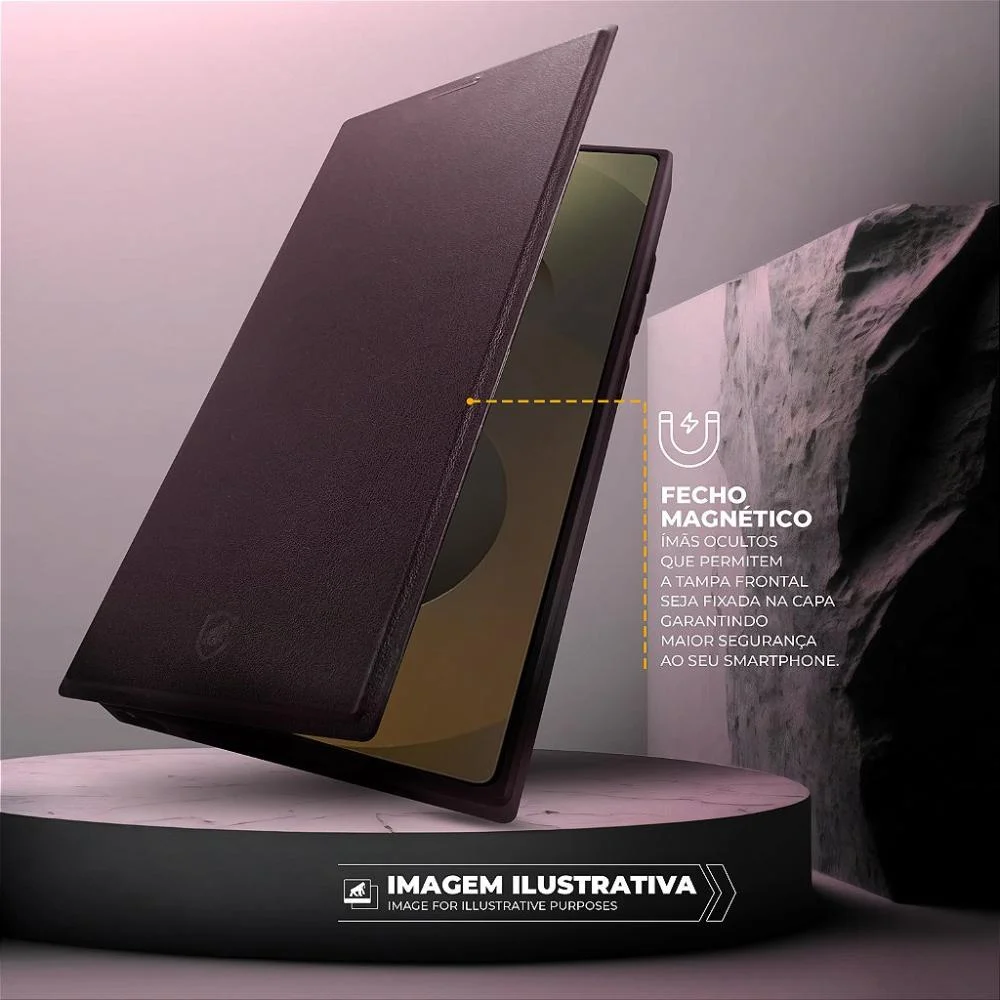 Imagem 2 de 5 do produto Capa Para Samsung Galaxy S25 - Carteira Dual - Gshield