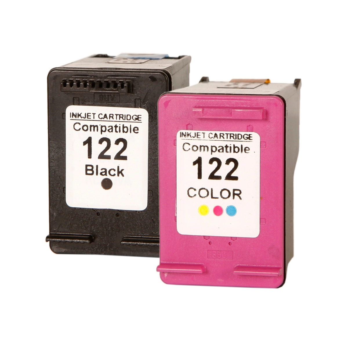 Kit Cartucho De Tinta Compatível Hp 122xl Preto Bk E 122xl Color Ollix