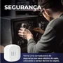 Sensor de Vibração Detector Inteligente Zigbee 3.0, Movimentação em Janelas, Portas, Gavetas, Ekaza - EKVZ-T1016