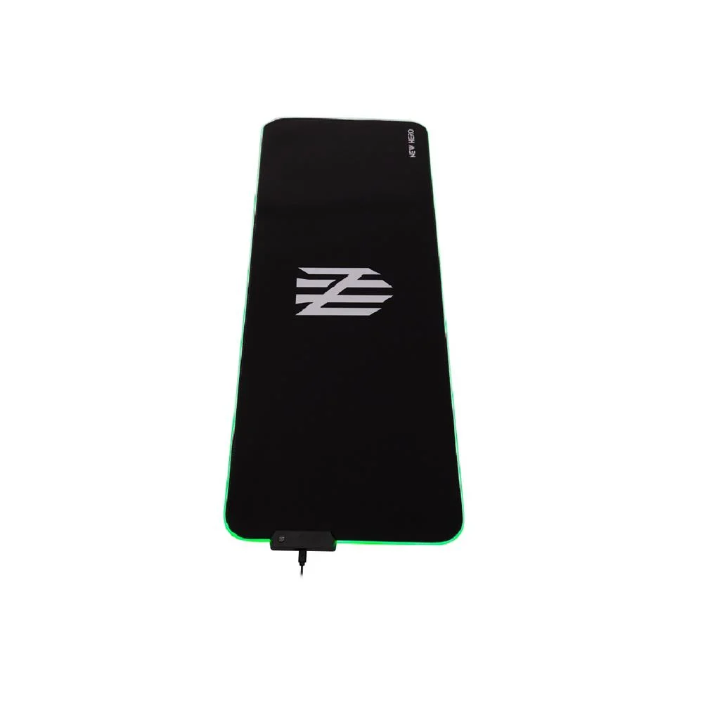 Mousepad Gamer New Hero Rapid, RGB, Extra Grande, 80x30cm, Preto Mousepad Gamer New Hero Rapid, RGB, Extra Grande, 80x30cm, Preto