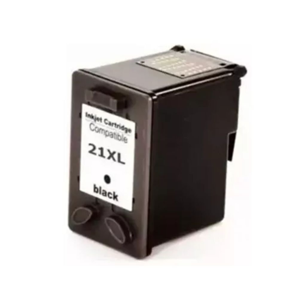 Cartucho De Tinta Compatível Hp 21xl Preto Bk - Ollix 19ml