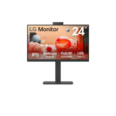 Monitor Lg 24ba850-b Full Hd Ips SRGB 99% E Design Ergonômico