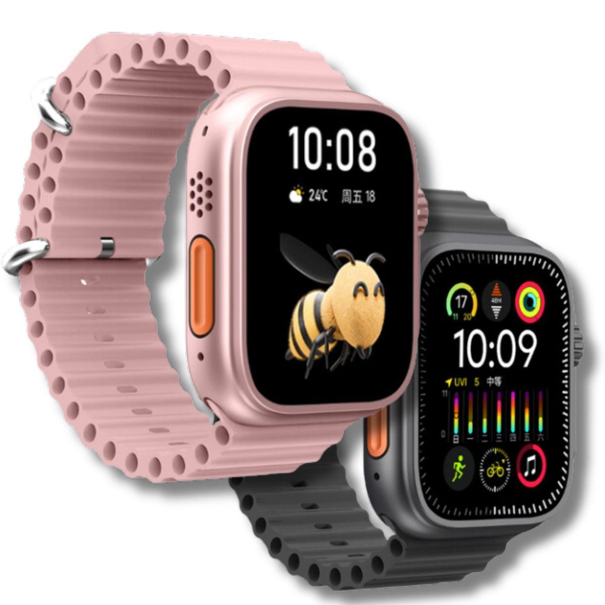 Smartwatch Xs13 Ultra Mini 44mm 2ª Geração Bluetooth Saúde, Esporte Cor:rosa