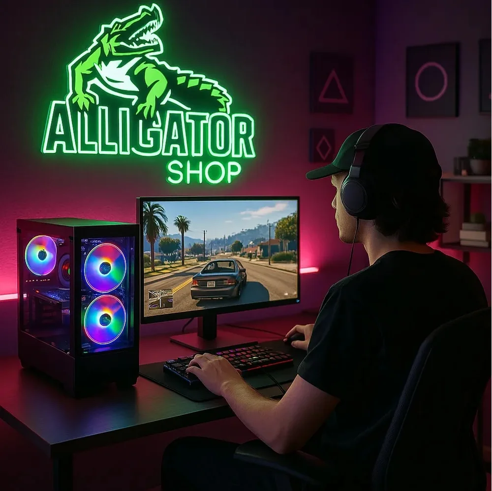 PC Gamer Alligator Shop Amd Ryzen, Memoria Ram 16gb Ddr4, SSD 240GB, Placa De Video 2gb - view 4