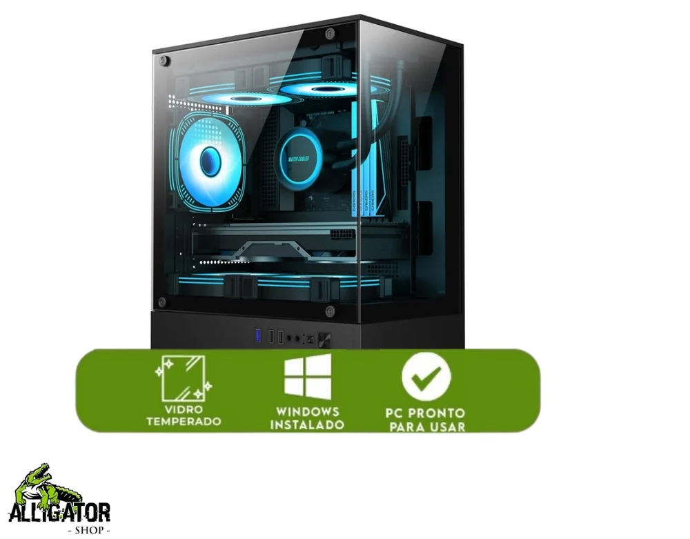 PC Gamer Alligator Shop Amd Ryzen, Memoria Ram 16gb Ddr4, SSD 240GB, Placa De Video 2gb - view 5