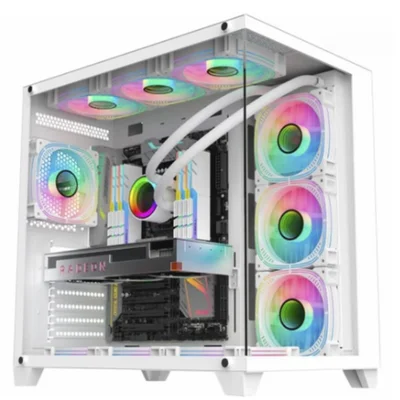 PC Gamer Aquário Full White Intel I5 14600KF, RTX 5060, 32gb DDR5, Nvme 1TB - Kalango Games
