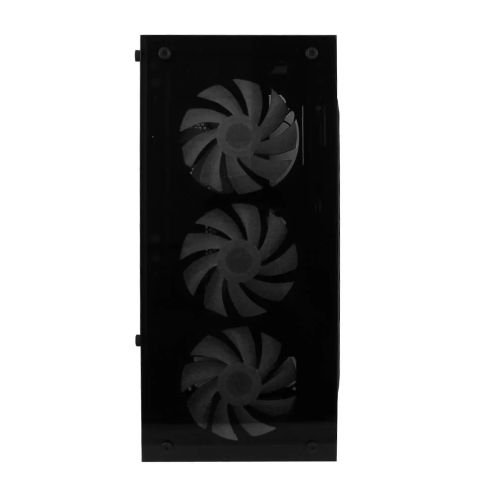 Imagem 3 de 5 do produto Gabinete De Computador Gamer, Mid Tower, 4 Ventoinhas Fans, Slots De Expansão PCi-e, Painel Lateral Transparente, Novo
