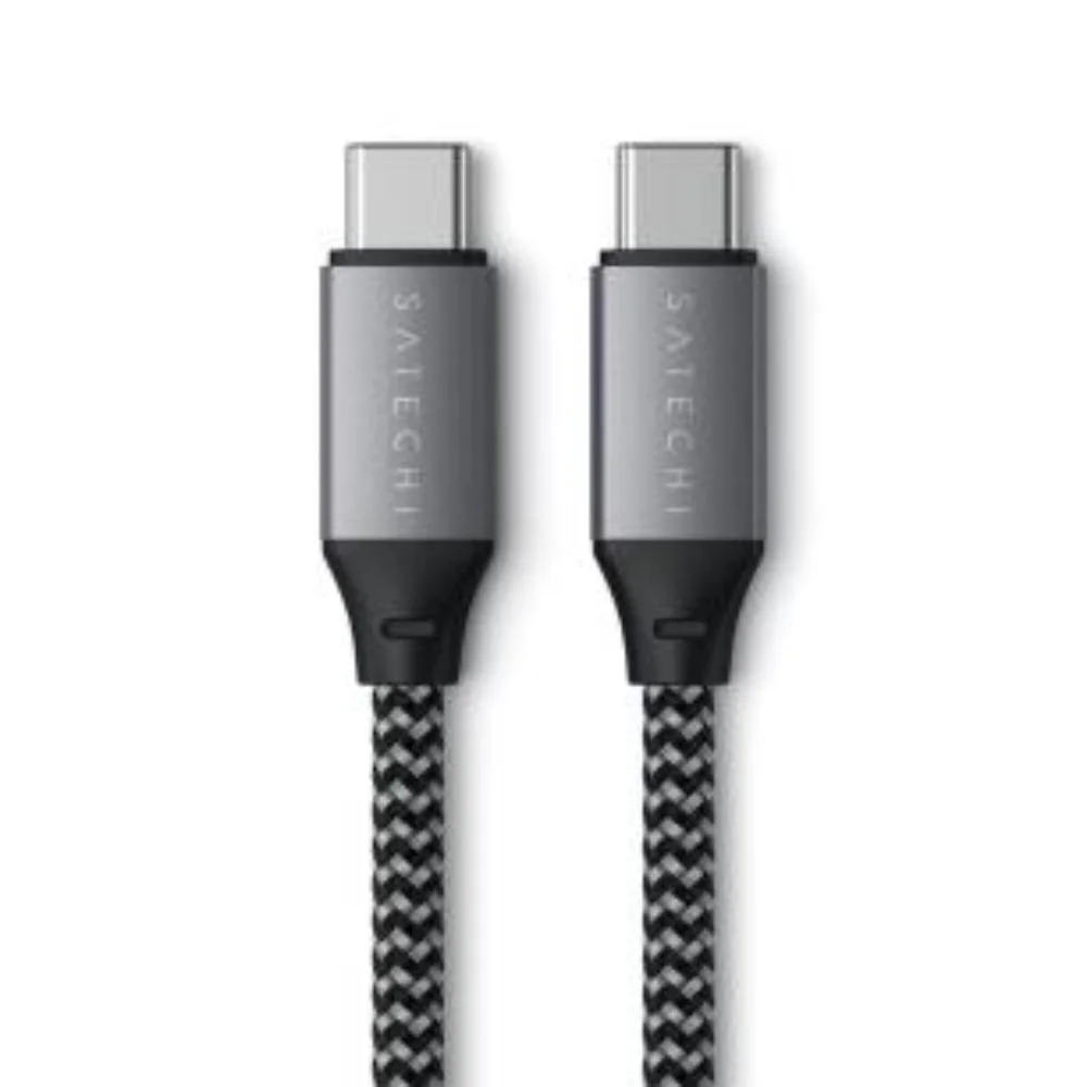 Imagem 2 de 4 do produto Cabo Satechi Usb-c Para Usb-c 100w 480mbps 2 Metros