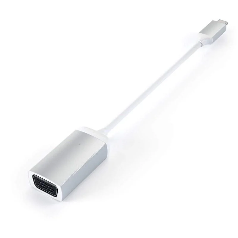 Imagem 2 de 5 do produto Cabo Adaptador Satechi Usb-c P/ Vga Prata 20cm