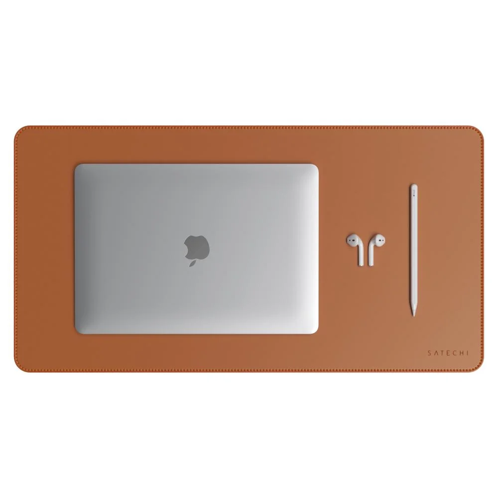 Imagem 3 de 5 do produto Deskpad Em Couro Ecologico Marrom