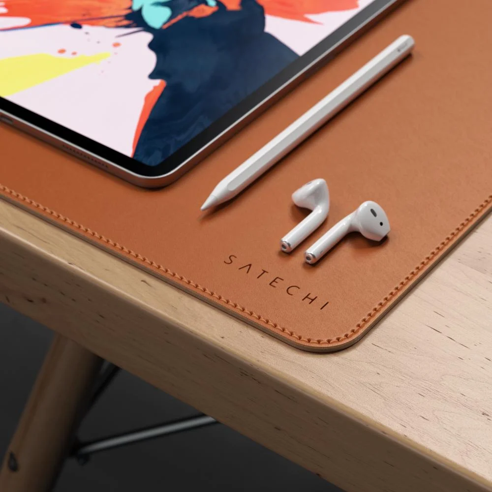 Imagem 5 de 5 do produto Deskpad Em Couro Ecologico Marrom