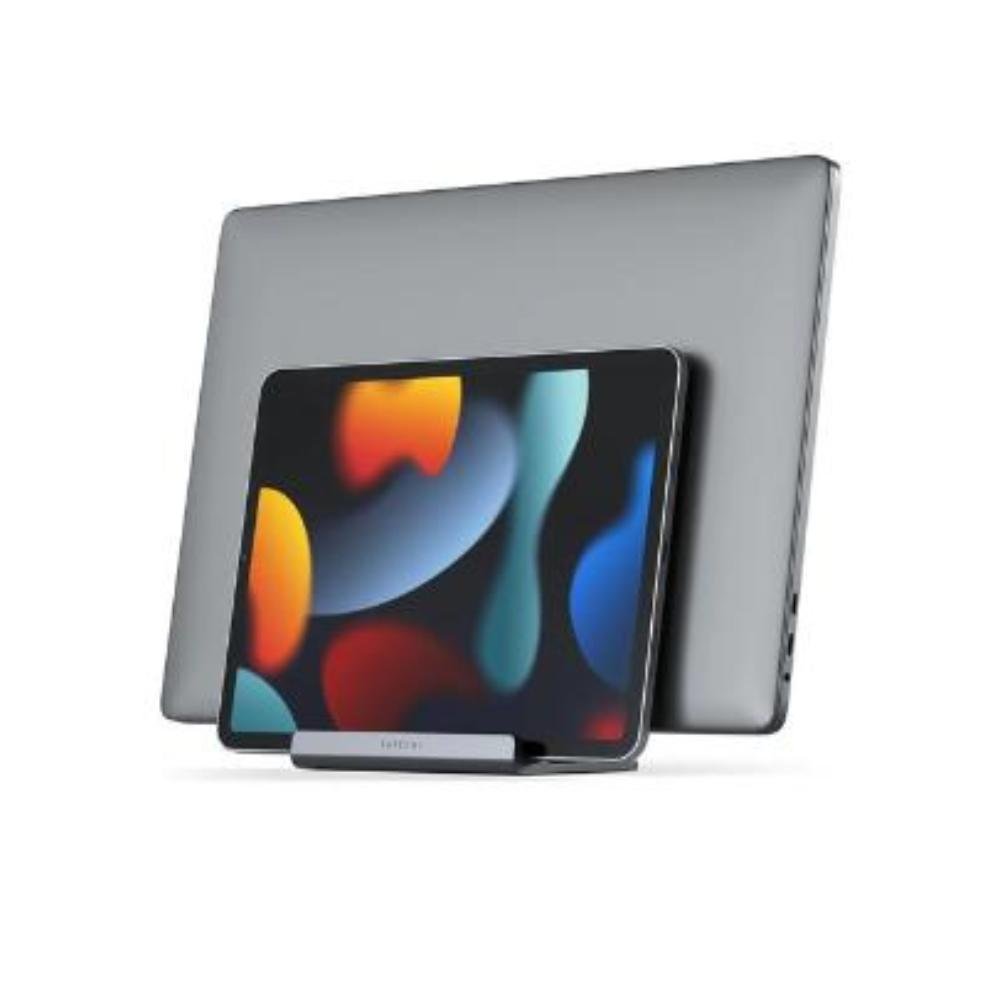 Suporte Vertical Satechi Duplo P/ Mac/ipad/iphone Space Gray