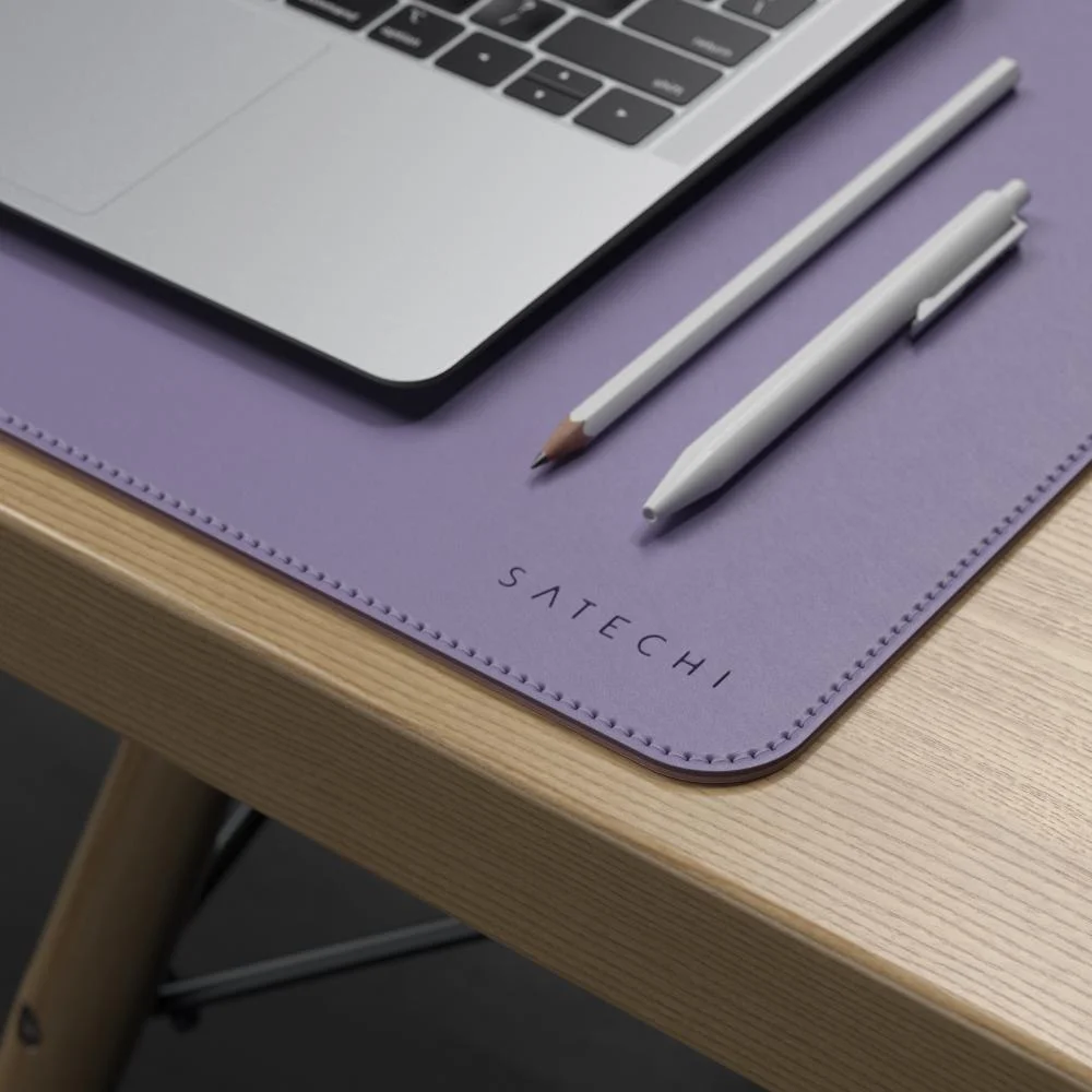 Imagem 4 de 4 do produto Deskmate Dupla Face Em Couro Ecológico Roxo E Rosa
