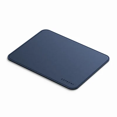 Mousepad De Couro Ecologico Azul