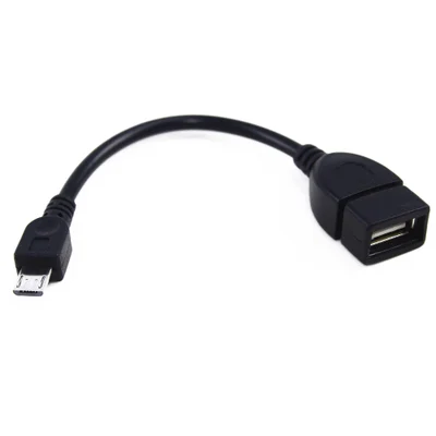 Cabo Otg Micro Usb 5p Adap Pendrive Som Automotivo Tablet