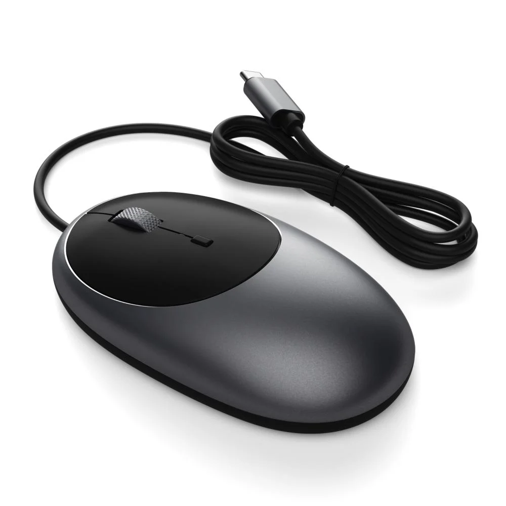 Imagem 2 de 5 do produto Mouse C1 Usb-c Com Fio Space Gray Satechi