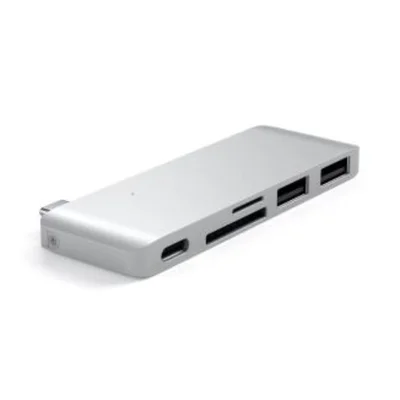 Adaptador Hub Usb-c Satechi Passthrough P/ Mac 12 Prata
